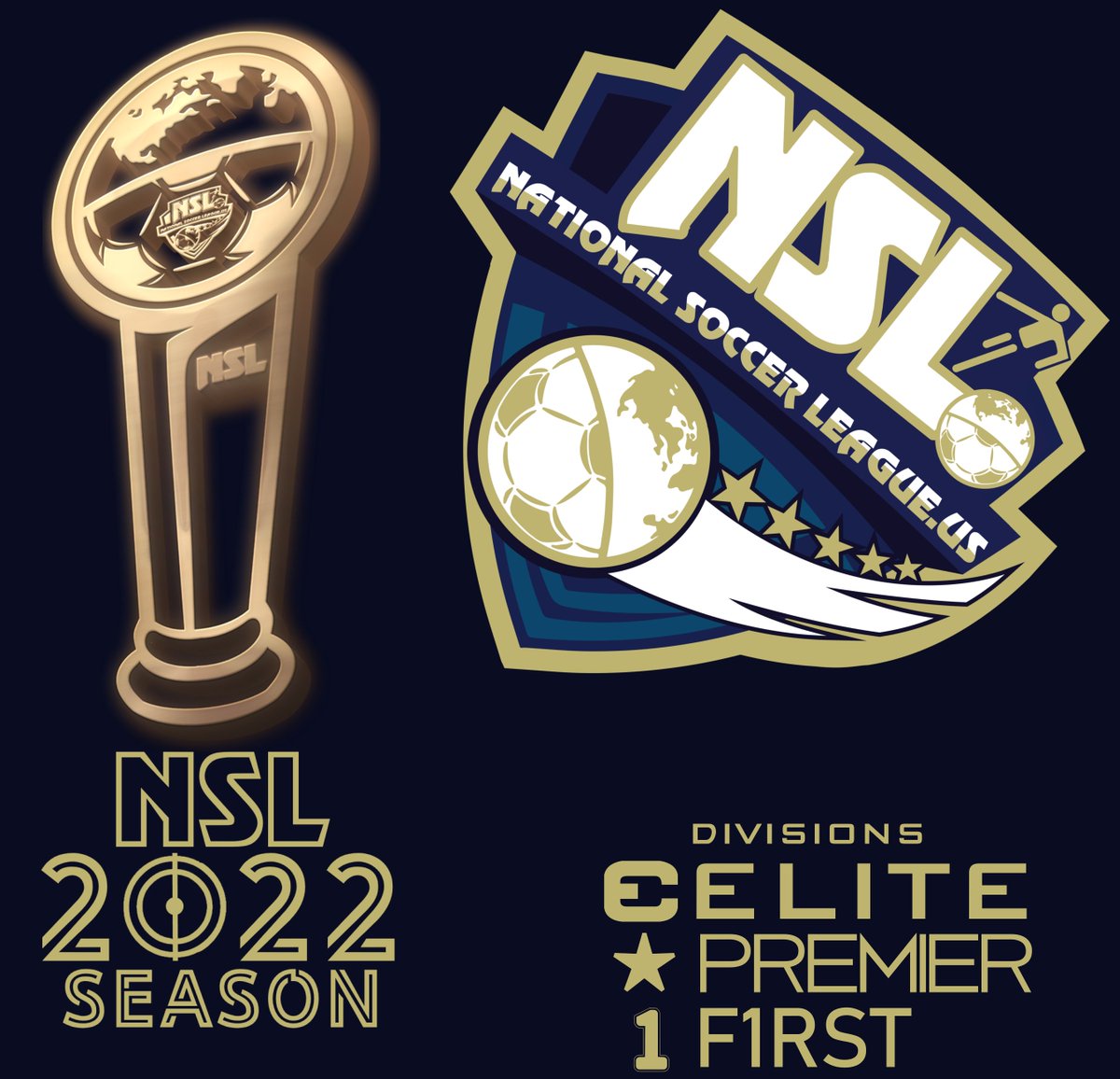 NSL NEWS
NATIONAL SOCCER LEAGUE US
NSL 2022 SEASON
KICKOFF MARCH 20 2022
DIVISIONS
::ELITE::
::PREMIER::
::F1RST::
<a href="/NSLSoccerLeague/">NationalSoccerLeague US</a> 
<a href="/NSLPacific/">NSL Pacific</a> 
<a href="/NSLTX/">NSL Texas</a> 
<a href="/NSLFlorida/">NSL Florida</a> 
<a href="/NSLGeorgia/">NSL Georgia</a> 
<a href="/NSLMichigan/">NSL Michigan</a> 
<a href="/NSLAtlantic/">NSL Atlantic</a> 
#NSLSoccer
