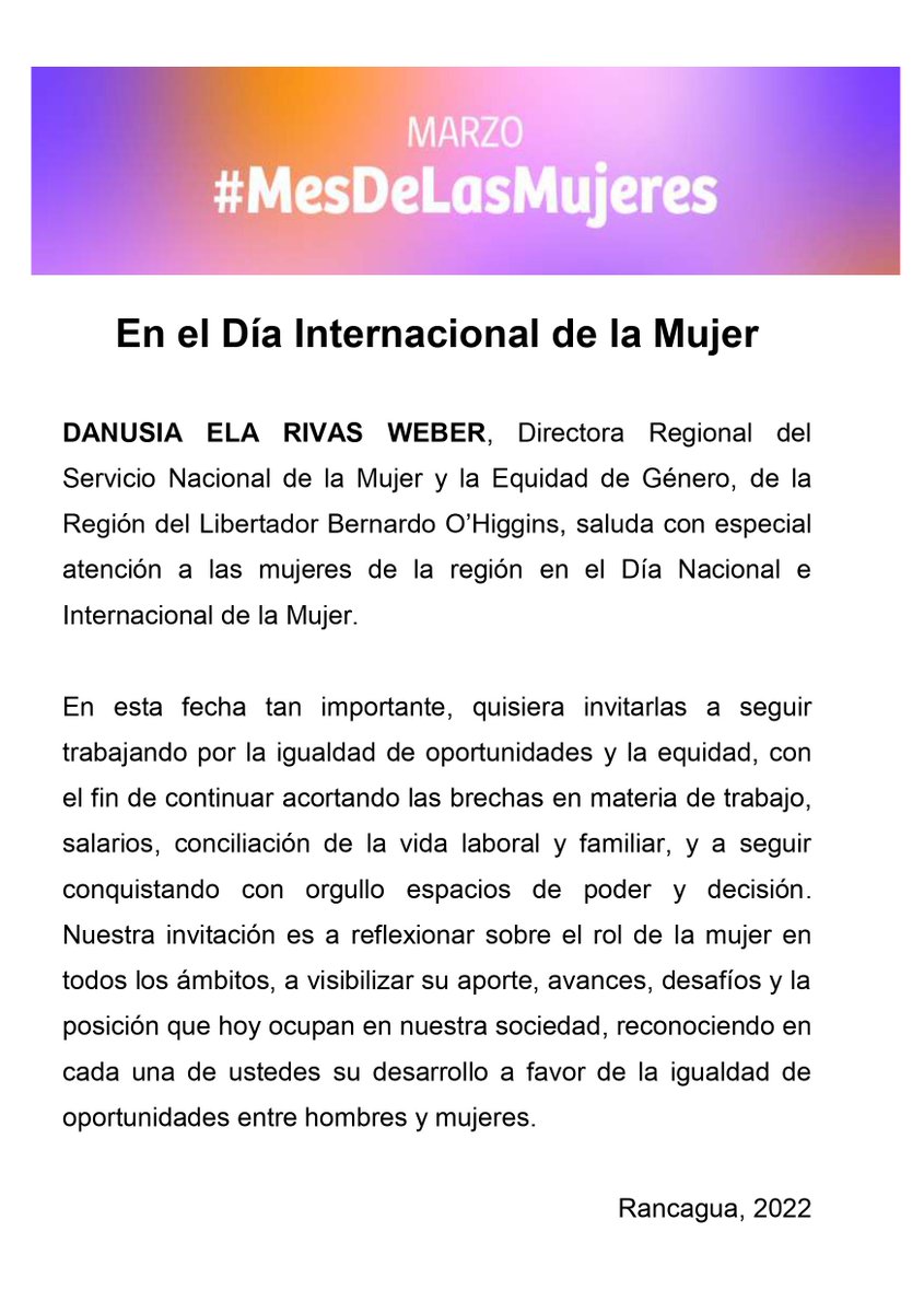 SernamEG_OHiggi's tweet photo. •MesDeLasMujeres https://t.co/c2f89eByar