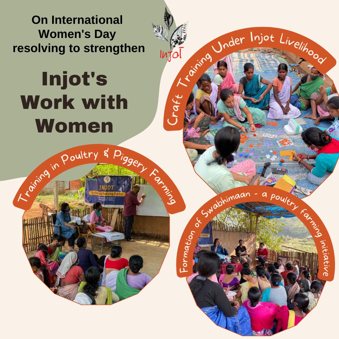 InjotTrust's tweet photo. On #InternationalWomensDay we at Injot take a resolve to strengthen our work with #Adivasi #women and #girls https://t.co/KJUmQwgH1p