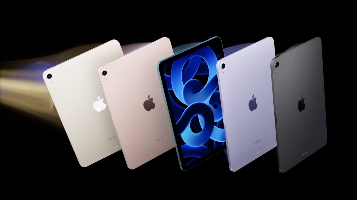 New iPad Airs looking like they want their own anime #appleevent
