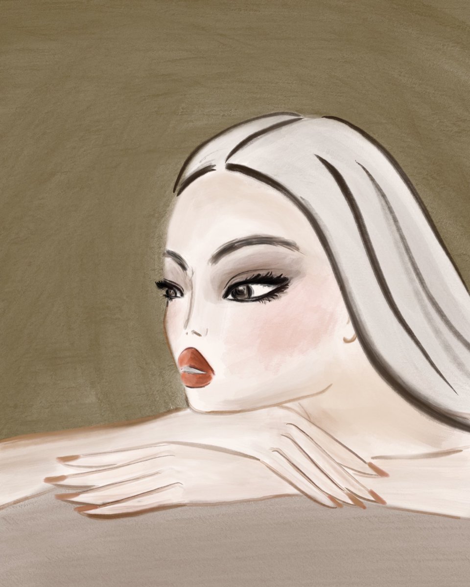 _LiViola_'s tweet photo. Happy International Women‘s day 🤍this past work ‘Calma’ of mine represents my introverted-self, feeling strong and powerful in the inside while being peaceful on the outside. 

We can be fierce without having to show it and I wish all women to feel this way✨ have a fab day! https://t.co/InZwA9bucj