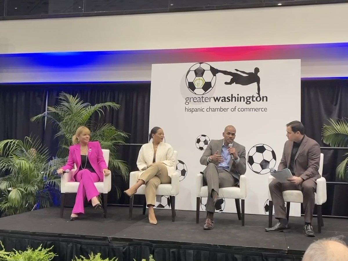 .<a href="/EventsDCPrez/">Gregory A. O'Dell</a> shares why DC is the perfect city to host the 2026 FIFA World Cup at the <a href="/GWHCC/">GWHCC</a> Expo alongside <a href="/DanitaJohnson/">Danita Johnson</a> &amp; <a href="/Scott7news/">Scott Abraham</a>. #UnitedByTheGame