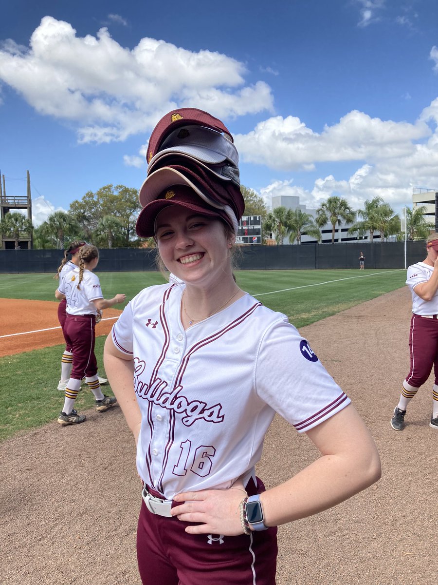 Game Day!!! Hats and smiles on!!! 🐶🥎👊🔥