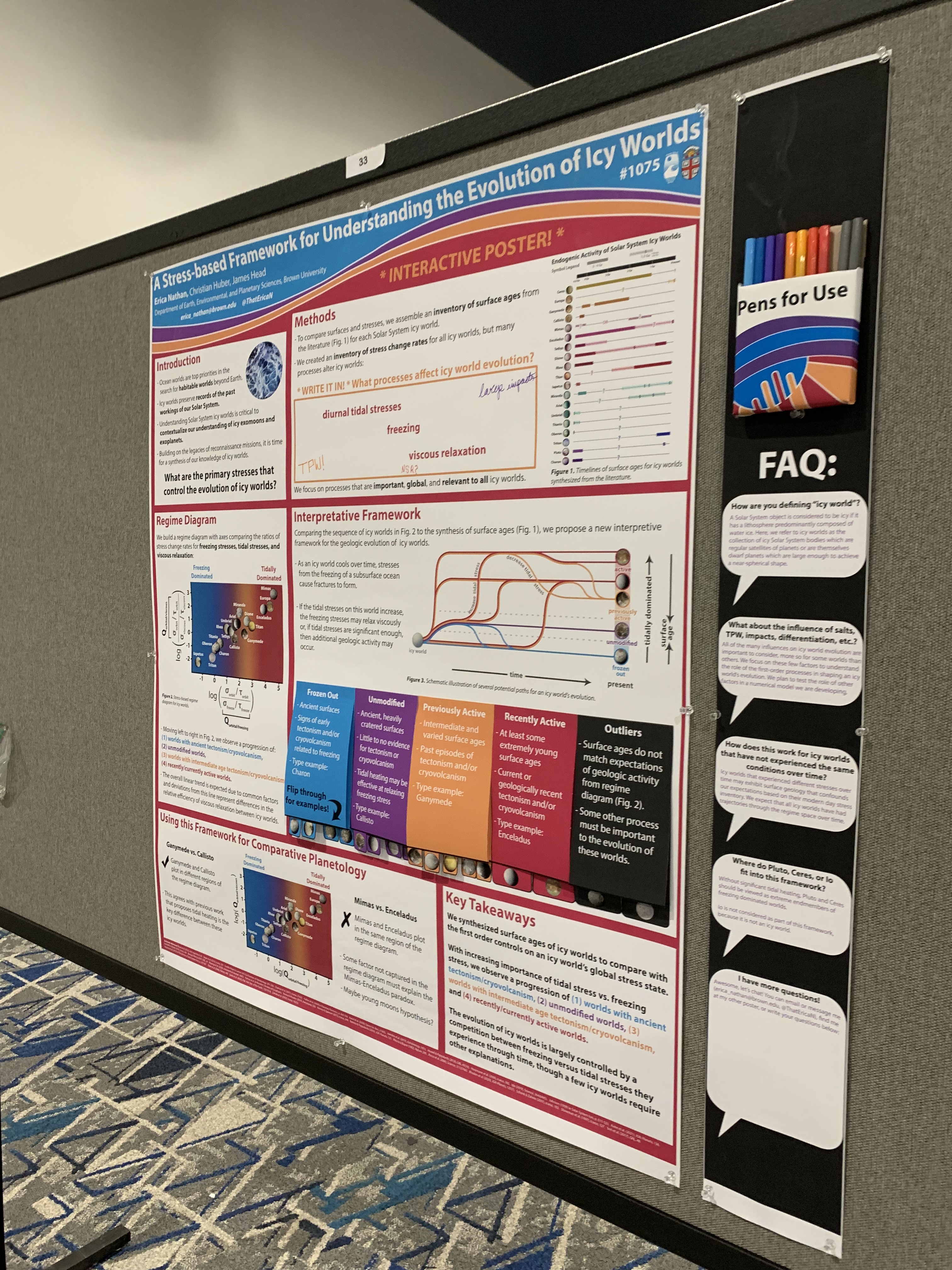 Dr. Erica Nathan on Twitter: "Trying something new with my #LPSC2022 poster  (board #33) this year! After two years of virtual posters, I wanted to  create something more engaging and fun, so