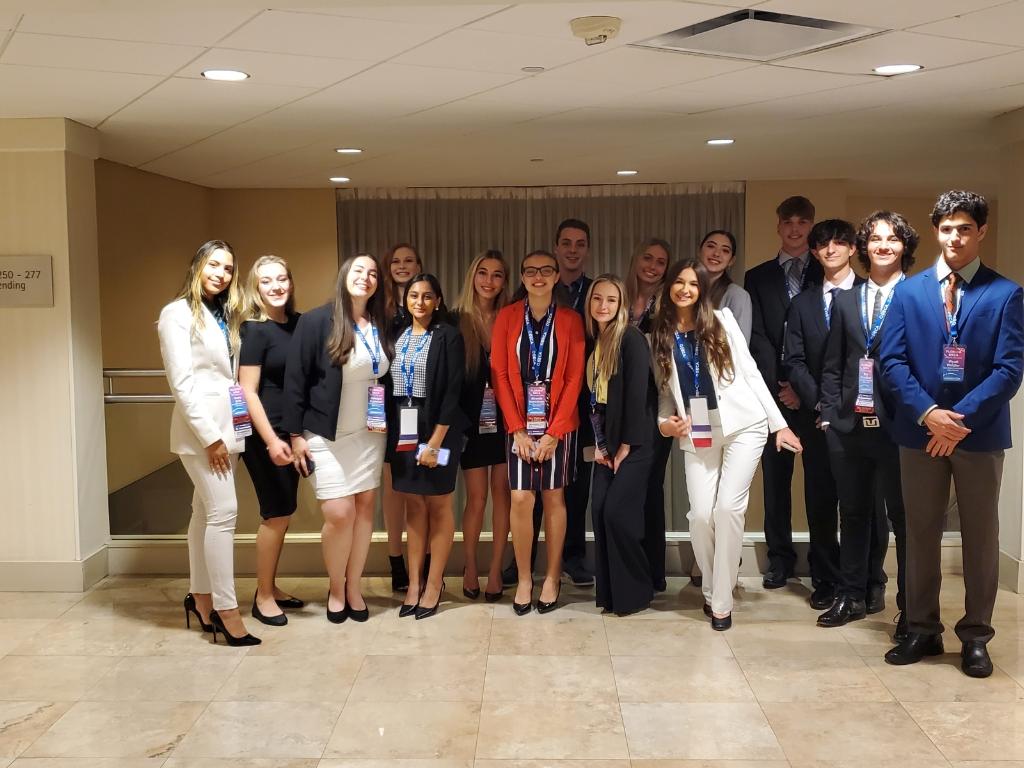 CONGRATS DECA! Boca High held record numbers this year with 7 members qualifying for Internationals and 13 students placing in the top 15 with over 150 people competing in each category! #bobcatpride #deca