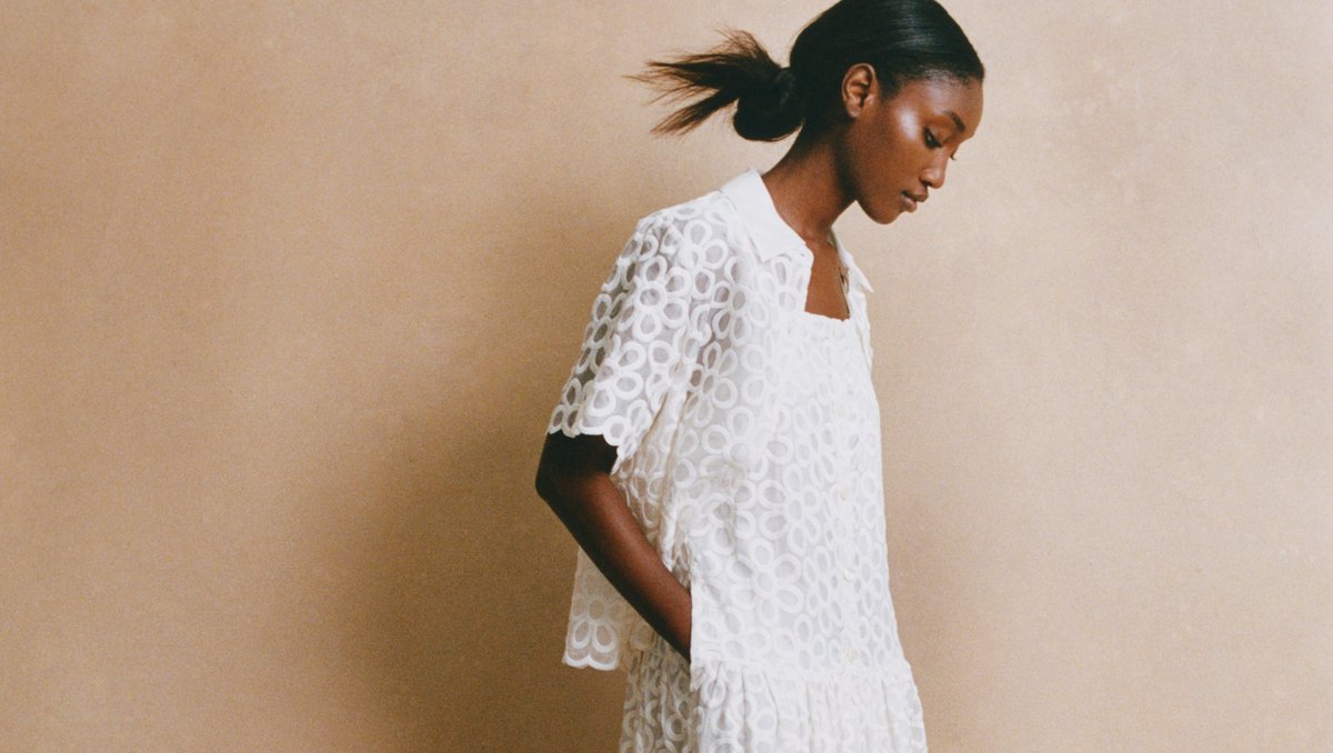 A walk through London’s Portobello Road Market inspired our Mod Fleur pieces, crafted from vintage-like, sheer cotton-silk organza embroidered with an oversized floral motif.
rebeccataylor.com/edit/white-edi…