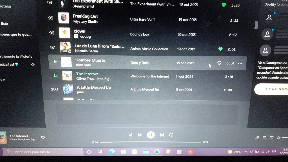 3_D_U's tweet photo. No se el por que a mi no se me cayo el spotify pero ando piola æ https://t.co/mStMYtQQ0X