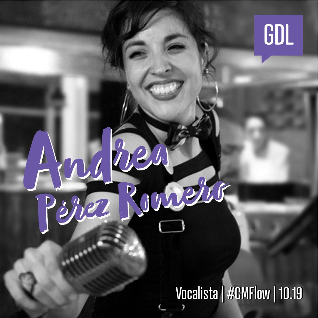 Guadalajara_CM's tweet image. 10.19 #CMFlow
Andrea Pérez, vocalista, forma parte de los  proyectos musicales Klaus Mayer Big Band, Los Duques de Harlem y Amaretto Dueto; que van desde la música afro-latinoamericana, baladas y boleros, hasta géneros como el bossa nova, swing, jazz y blues.
#CMGdl #8M