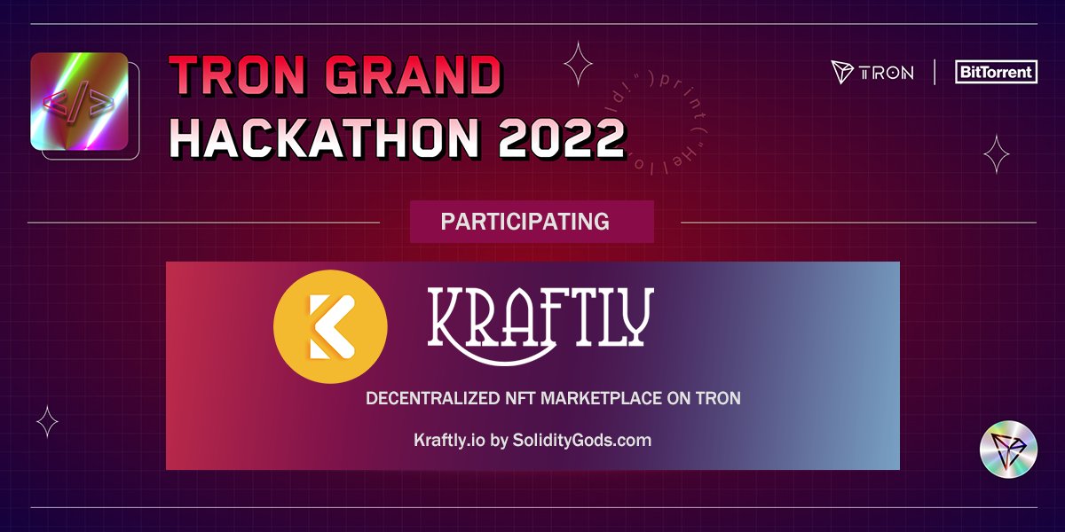 Kraftlynft's tweet image. forum.trondao.org/t/tron-grand-h…

.@trondao hackathon community voting has begun 🤩

🟢 Please vote for Kraftly.io if you liked what we did over the past few months and want to see more cool stuff being built on #TRON blockchain 

❤️ Please leave your feedbacks

#tronics #btt