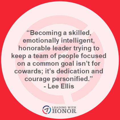 LeonLeeEllis's tweet photo. “Becoming a skilled, emotionally intelligent, honorable leader trying to keep a team of people focused on a common goal isn’t for cowards; it’s dedication and courage personified.” 

#characterleadership #accountability #employeeengagement #leadershipbehavior #teamdevelopment https://t.co/xn2CAoTYLB