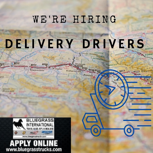 BluegrassIntl's tweet image. We have openings for Delivery Drivers! Apply online at bluegrasstrucks.com   #jobs #deliveryjob #internationaltrucks #bluegrasstrucks