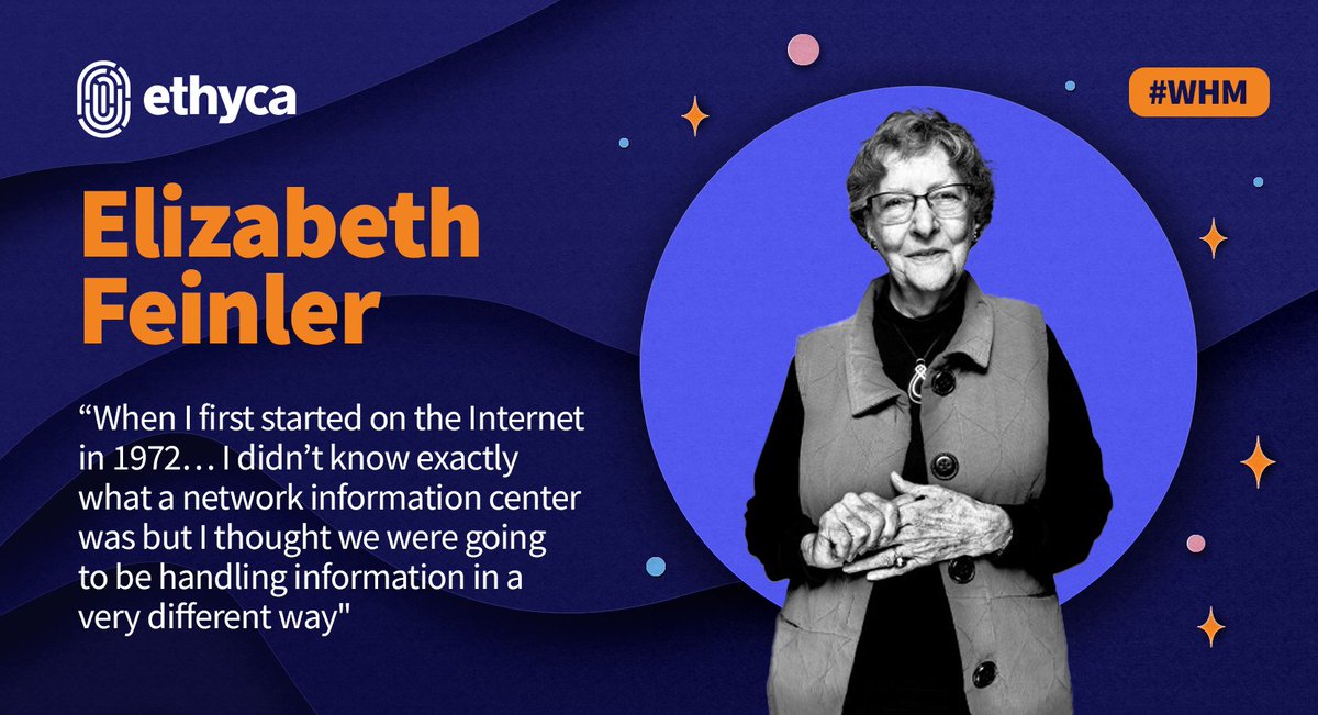 A quote from Elizabeth Feinler: "When I first started on the Internet in 1972… I didn’t know exactly what a network information center was but I thought we were going to be handling information in a very different way."