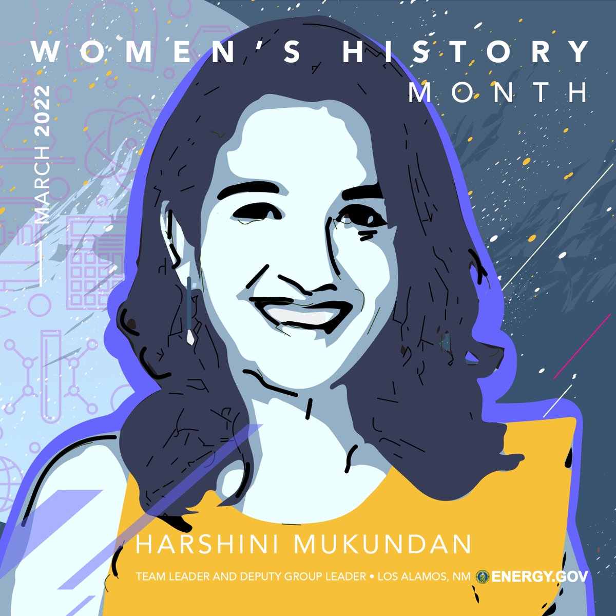 ENERGY's tweet photo. All you need is a stamp and a printer to share some inspiration with girls and nonbinary individuals to see themselves in STEM careers. Download and print our new Women’s History Month 2022 Postcard Series. 📮 📭 https://t.co/WvJdAfGl0f #InternationalWomensDay https://t.co/hTOpwt01yC