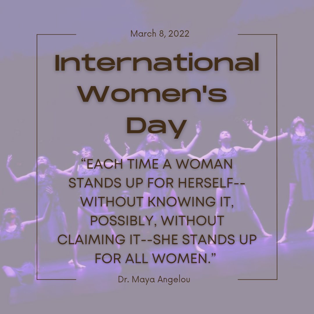 BurgesDance's tweet photo. Happy International Women's Day! Wishing you a day as beautiful as you are! 💜 https://t.co/KIJHerNrur