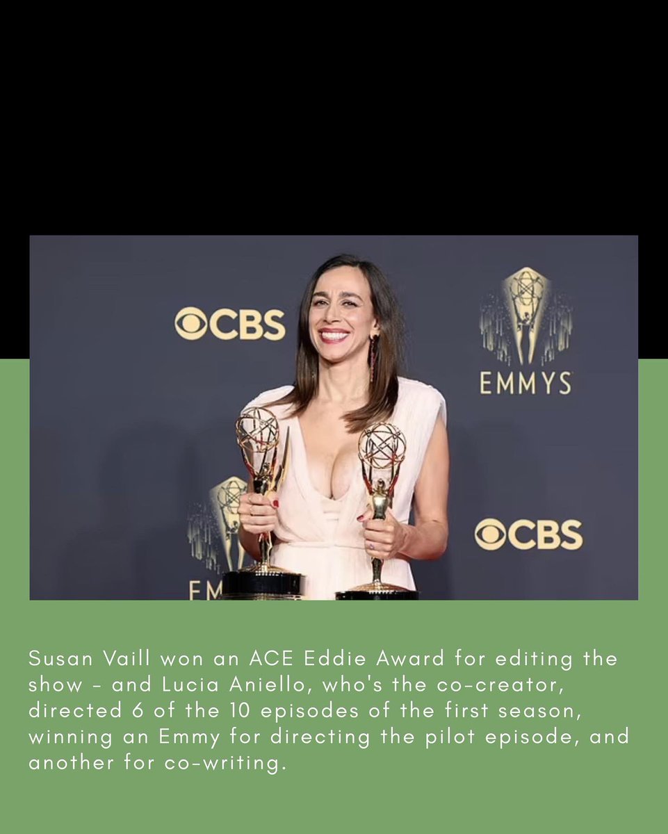 pearlstreet's tweet photo. Susan Vaill won an ACE Eddie Award for editing the show - and Lucia Aniello, who's the co-creator, directed 6 of the 10 episodes of the first season, winning an Emmy for directing the pilot episode, and another for co-writing. https://t.co/ZMTdqBIM4s