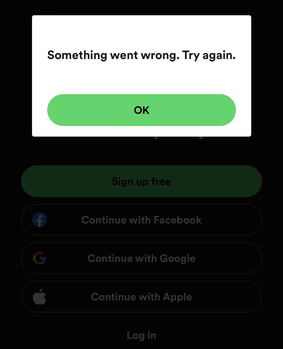 KlutchFlo's tweet photo. You log me out then do this bullshit? Wtf @Spotify https://t.co/Senk56kaXg