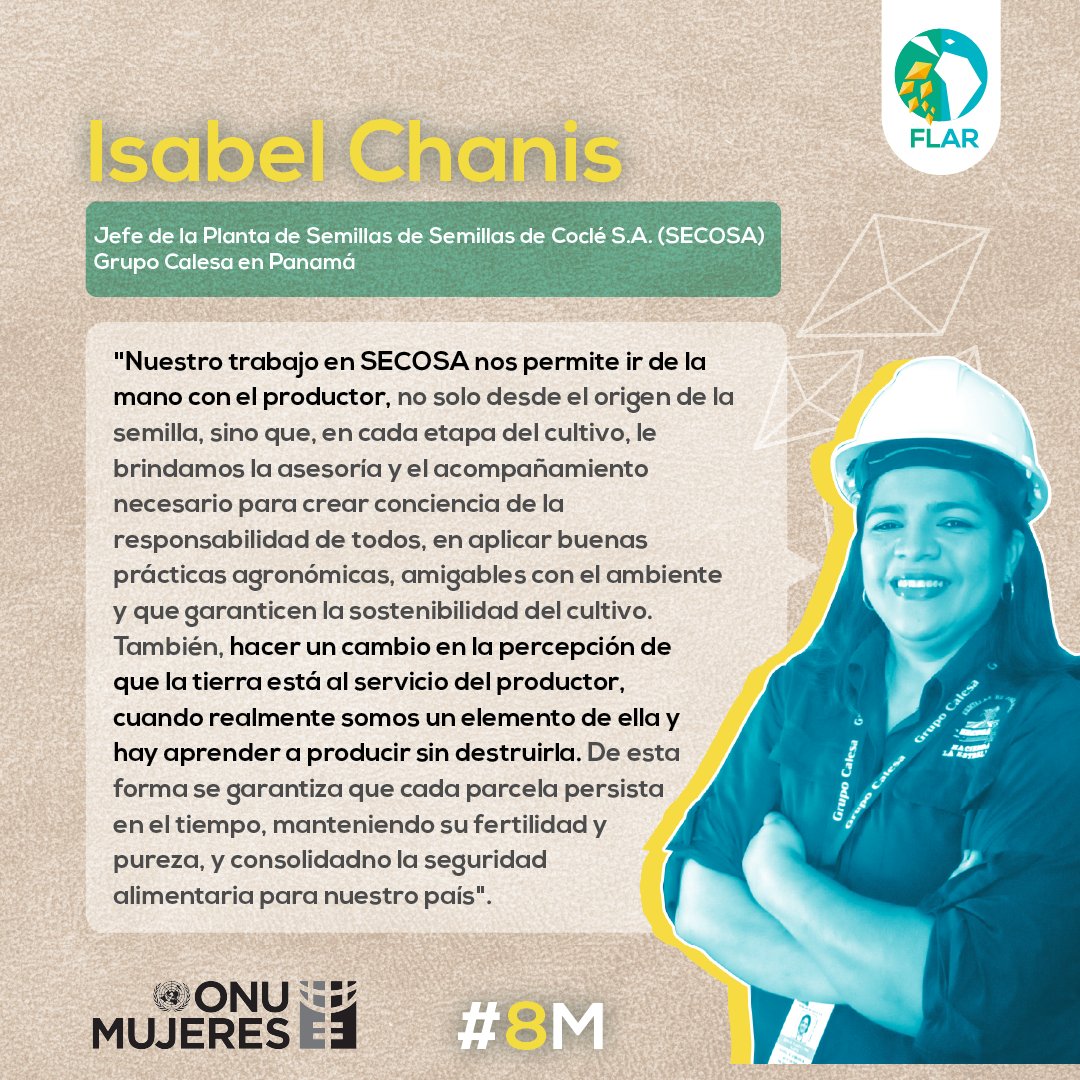 FLAR🌾🍚 (@arrozflar) on Twitter photo #DíaDeLasMujeres | Viviana Criollo, <a href="/conagrosemillas/">conagrosemillas</a>, e Isabel Chanis, <a href="/GrupoCalesa/">Grupo Calesa</a>, hablan sobre la importancia de promover prácticas agronómicas que ayuden a que el cultivo de #arroz🌾sea sostenible en el tiempo y así contribuir a la seguridad alimentaria de #Panamá🇵🇦 #DíaDeLasMujeres | Viviana Criollo, <a href="/conagrosemillas/">conagrosemillas</a>, e Isabel Chanis, <a href="/GrupoCalesa/">Grupo Calesa</a>, hablan sobre la importancia de promover prácticas agronómicas que ayuden a que el cultivo de #arroz🌾sea sostenible en el tiempo y así contribuir a la seguridad alimentaria de #Panamá🇵🇦