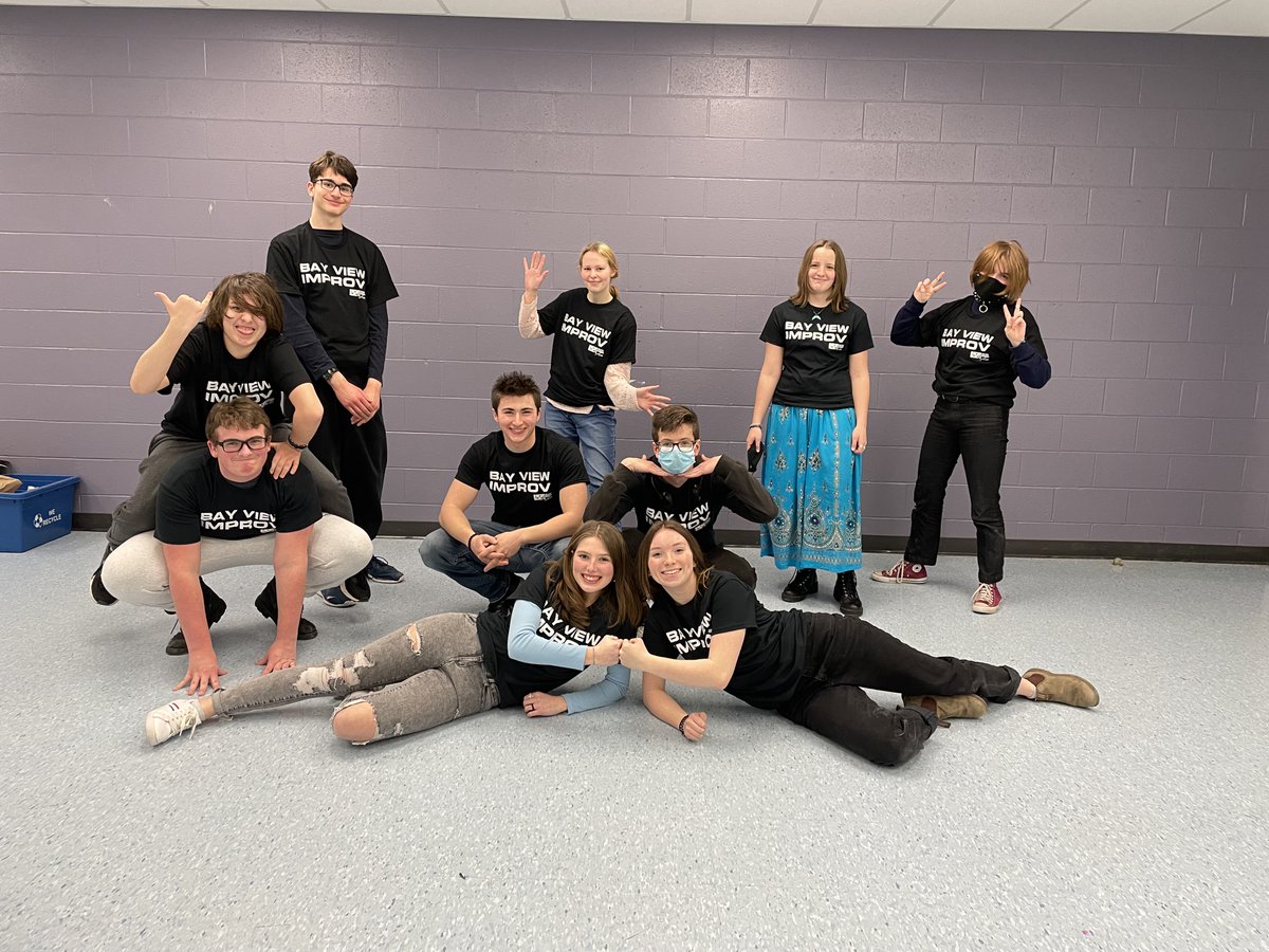 @BVHigh_School Improv is ready to go! #ThanksToYouHalifax! @CanadianImprov