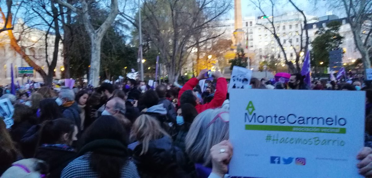 🔴 8M, la Asociación Vecinal Montecarmelo por una IGUALDAD real.
#HacemosBarrio #AVMontecarmelo #Montecarmelo #Madrid #FuencarralElPardo #8M #DiaInternacionalDeLaMujer
