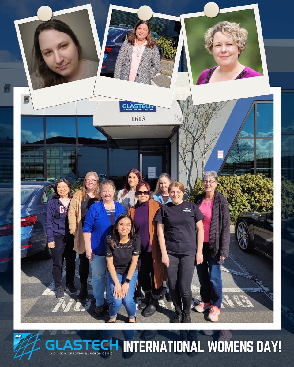 GlastechGlazing's tweet photo. Happy International Women's Day from our amazing women here at @GlastechGlazing! 

#internationalwomensday #womenempowerment https://t.co/TF5OE18Y2u