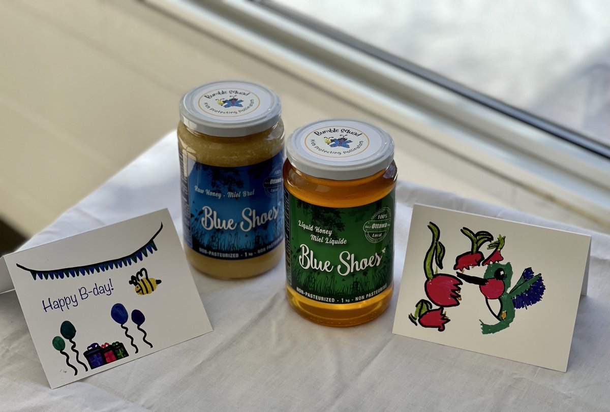 It’s official! The Bumble Squad has paired with Blue Shoes honey. Get your bottle of sweetness now from: sgechangemakers.myshopify.com ⁦<a href="/StGeorgeOCSB/">St. George School</a>⁩ ⁦<a href="/ocsbSEP/">Social Entrepreneurs at the OCSB</a>⁩ #deeplearning #pollinators ⁦<a href="/HubbardSteve/">Steve Hubbard</a>⁩ ⁦<a href="/RichardWOttawa/">Richard White</a>⁩