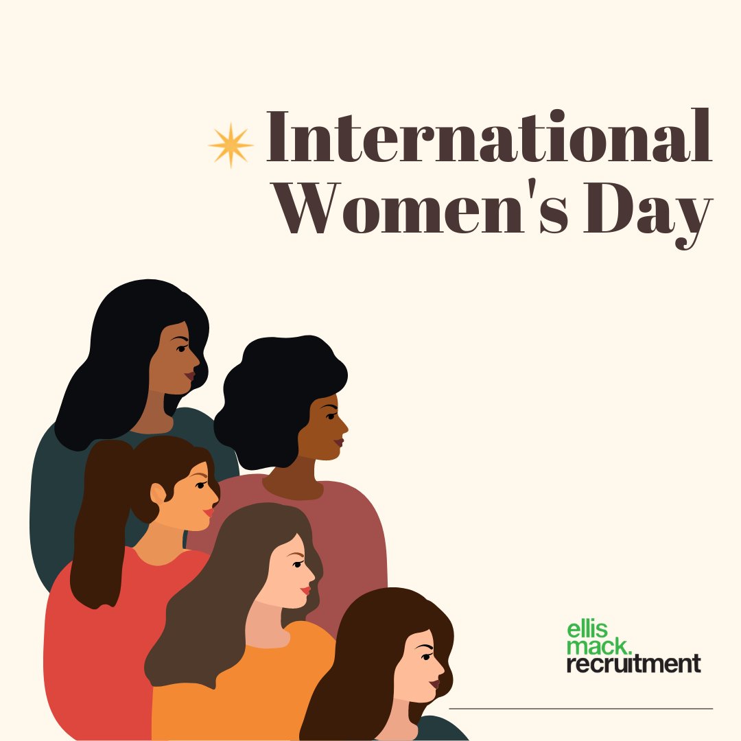 ellis_mack's tweet photo. Happy #InternationalWomensDay! At Ellis Mack, we promote a workplace that is free from bias, stereotypes and discrimination. Together we can forge women's equality. Collectively we can all #BreakTheBias. #IWD22 https://t.co/xbREsURNib