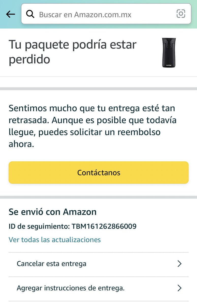 elmago_evon's tweet photo. @AmazonHelp Ya va para 2 semanas de retraso. https://t.co/Cb1T9BxLVi