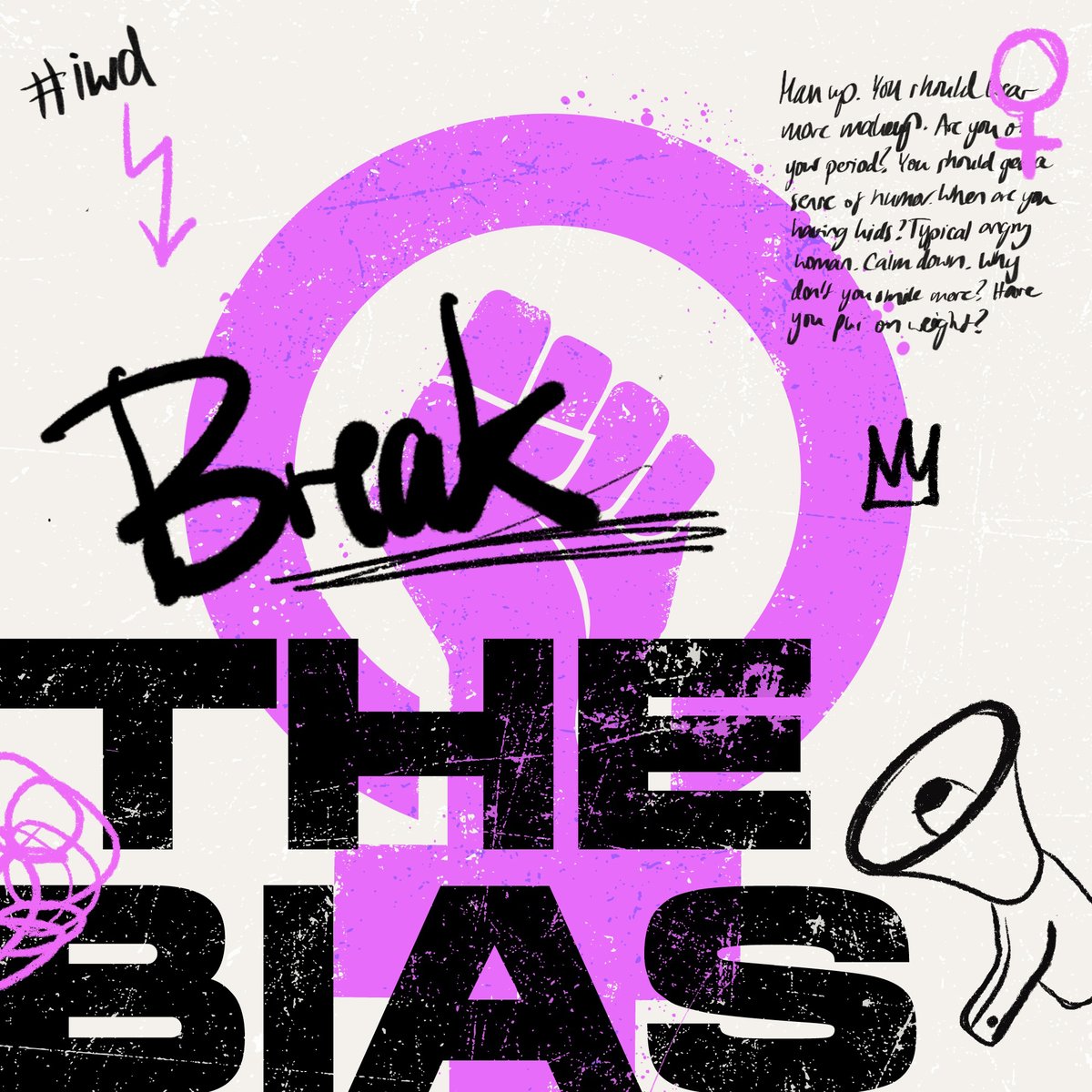 Our creative team got behind #IWD2022 this year and allowed their creativity to flow with this year's hashtag, #BreakTheBias 🙅

Check out our blog to read more 👉 bit.ly/35KTeKi

#contentmarketing #internationalwomensday #IWDtypism