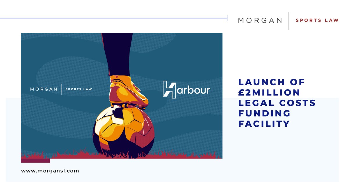 LAUNCH: We have partnered with <a href="/HarbourLF/">Harbour</a> to offer an innovative £2million legal costs funding facility for our football clients.

Find out more here: bit.ly/3t22jHP