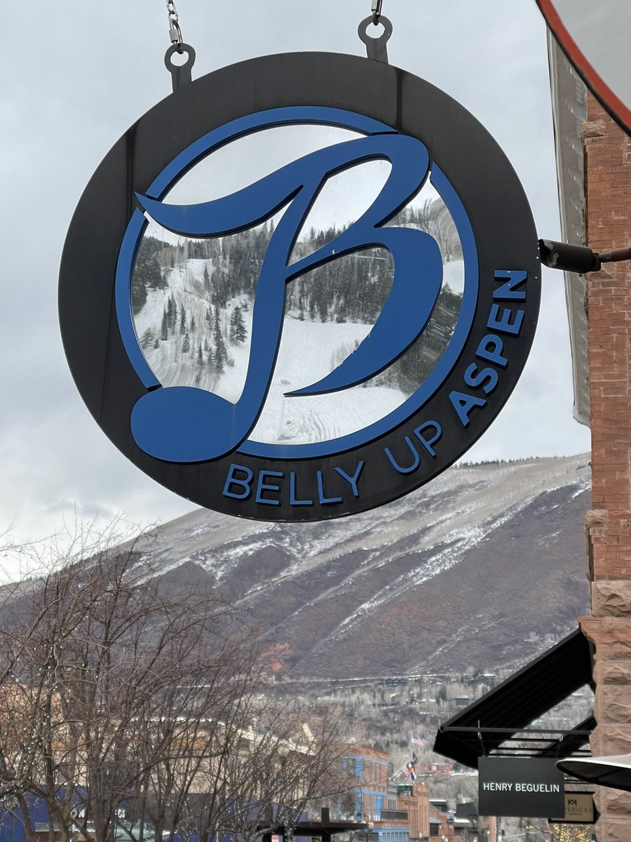 SkiBumsofAspen's tweet photo. Cool shot of the @BellyUpAspen sign from the other day walking around town #SkiBumsofAspen #NFTProject https://t.co/EM44PTc0yj