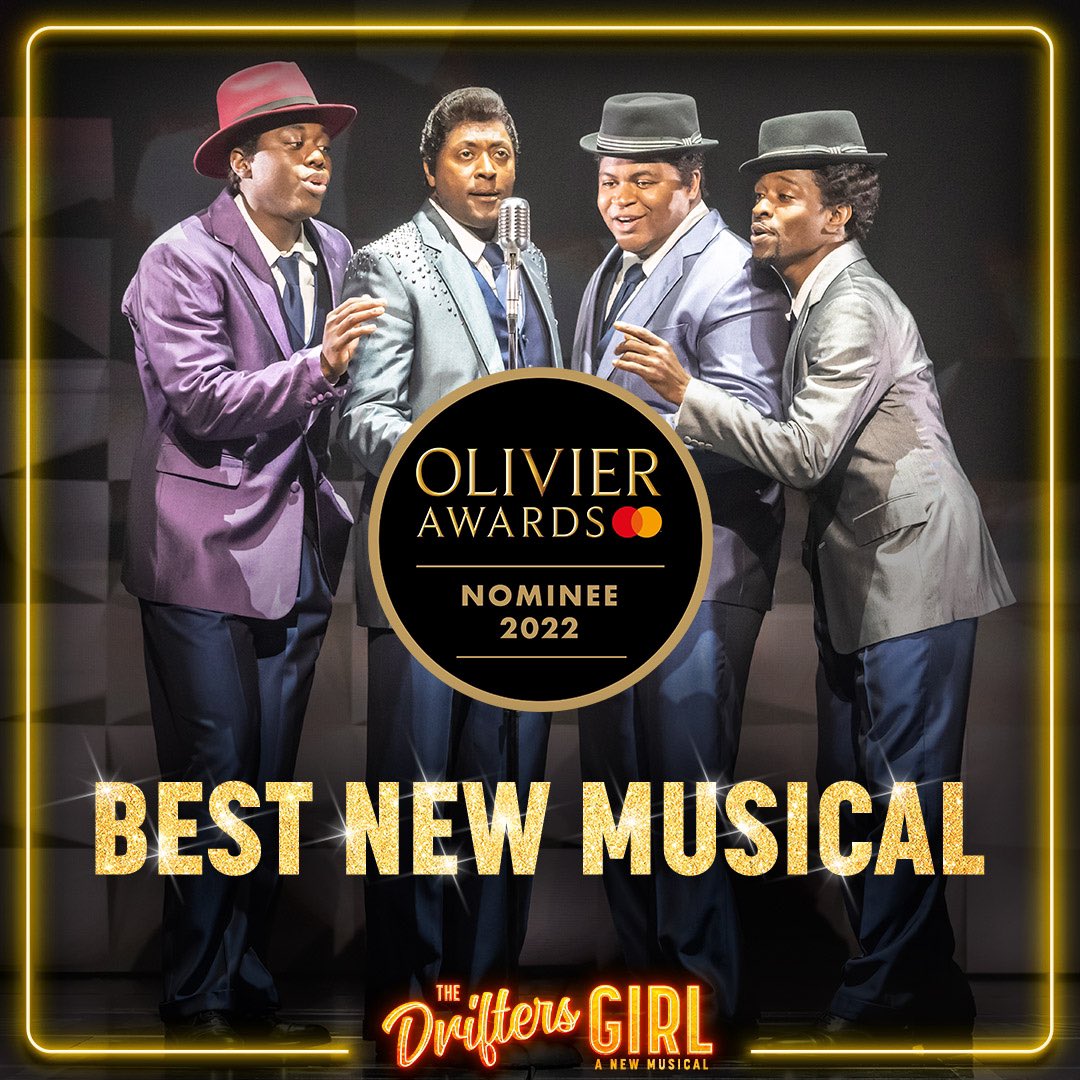 We are so proud of the entire <a href="/thedriftersgirl/">THE DRIFTERS GIRL</a> resident and creative teams for their part in our <a href="/OlivierAwards/">Olivier Awards</a> nominations.