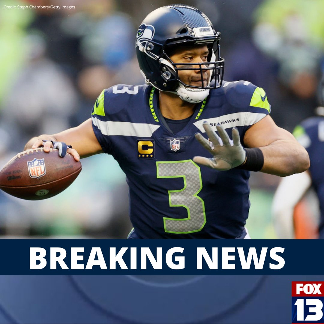 fox13seattle's tweet photo. BREAKING: The Seattle Seahawks and Denver Broncos have agreed on a trade involving quarterback Russell Wilson, according to multiple reports. https://t.co/GgsXiBoNkp