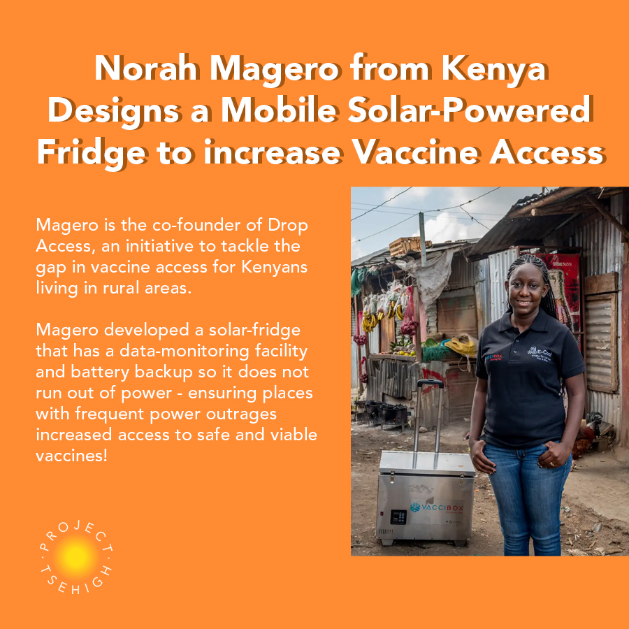ProjectTsehigh's tweet photo. #InternationalWomensDay2022 Women are using solar to solve some of the most pressing issues! 🌞🔌💡 From vaccine access to food preservation and disaster relief, women are front and center at these events and coming up with sustainable solutions to tackle them. #IWD2022 #IWD https://t.co/FMr1DX4HdR