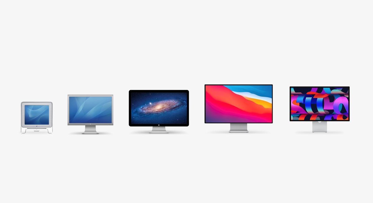 joeyabanks's tweet photo. An evolution of displays. https://t.co/n39BEbGv3T