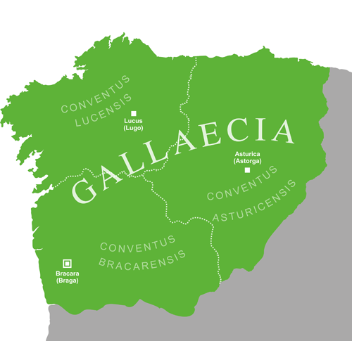 EtimosDirectos's tweet photo. GALICIA deriva su nombre de "Gallaecia", de la tribu de los "Callaeci", un pueblo celta. El nombre que le dieron los  romanos se relaciona con su ciudad de Cale, en la desembocadura del Duero, donde los romanos fundaron un puerto, el PORTUS CALE, que hoy da nombre a PORTUGAL. https://t.co/6XdqIvfqDa