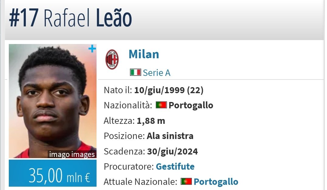 Q7eam's tweet photo. 65 milioni di differenza...
Quando leao è costretto a giocare con salemekers krunic e messias in una squadra che dovrebbe lottare per il 4⁰ posto.
Vinicius è attualmente il più forte in circolazione ma leao ha tutti i numeri per superare tutti questi giovani "big"#LEAO #Vinicius https://t.co/kojg9nr7hd