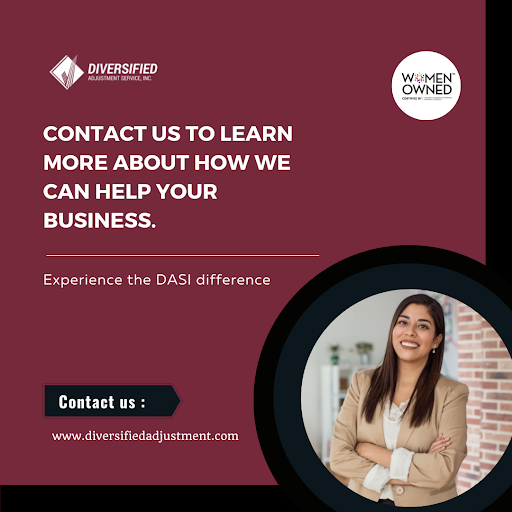 DASIcollect's tweet photo. Diversified Adjustment Services offers a full array of Accounts Receivable Management solutions to businesses of all sizes.

Give us a call today.

1.800.279.3733

https://t.co/GxHNyWHFwO

#businessceo #womenowned #businessowners https://t.co/46ZFK8kZwJ