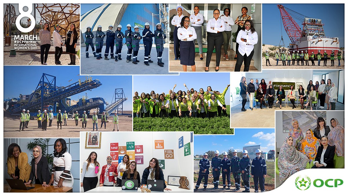 OCPGroup's tweet photo. In honor of #InternationalWomensDay, we will be celebrating and highlighting @OCPGroup’s incredible women who are leading the way to help shape a more sustainable world and inspire the next generation. 

Stay tuned !

#OCPForHer #IWD2022 #EDGECertified https://t.co/CuKewjFIqV