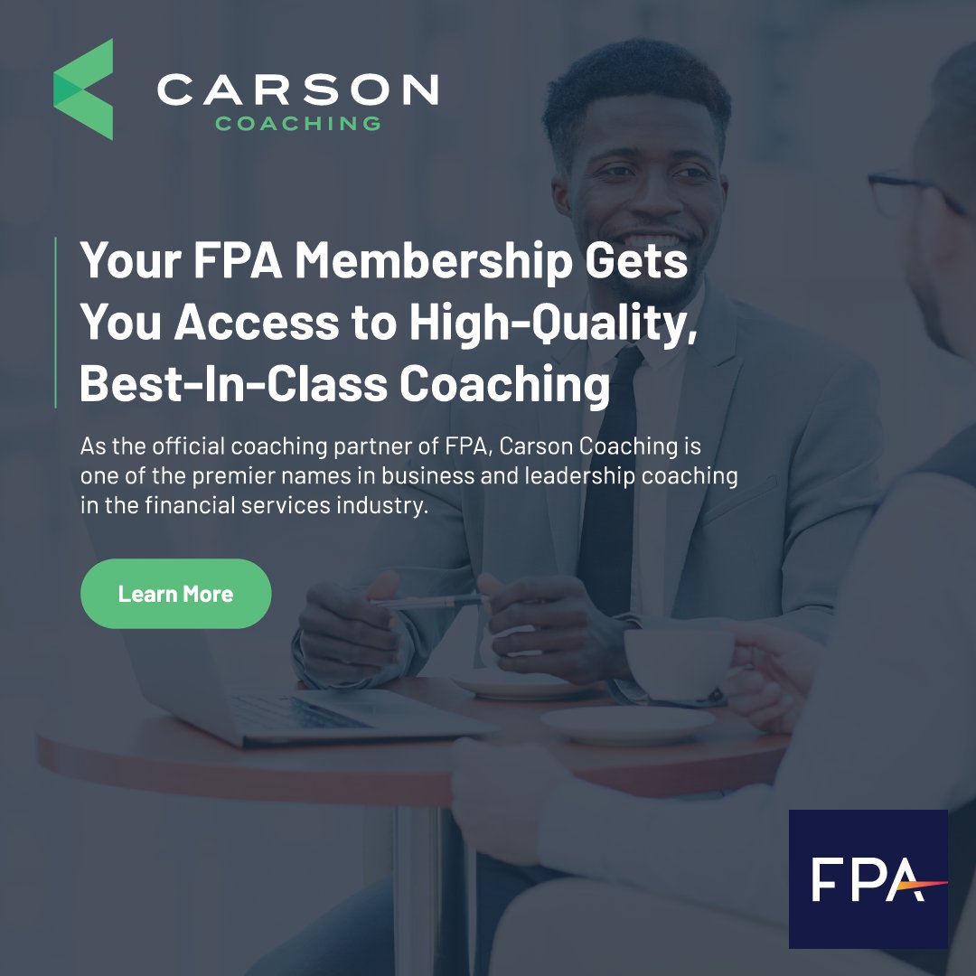 fpassociation's tweet photo. We are proud to announce a strategic partnership with Carson Coaching as our official coaching partner. 

FPA members interested in learning what this partnership has to offer, click here: https://t.co/uJX9l3kVZu https://t.co/BA0n7KkMWL