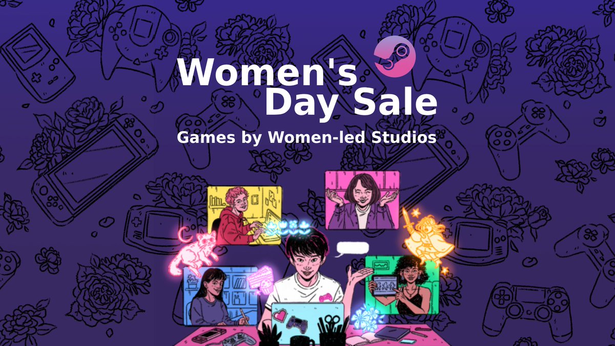 Happy #InternationalWomensDay! We're celebrating alongside <a href="/wingsfundme/">WINGS</a> as part of their #WomensDaySteam Sale Event! Head on over and check out the huge list of amazing indie titles from women-led studios!

store.steampowered.com/sale/womenday