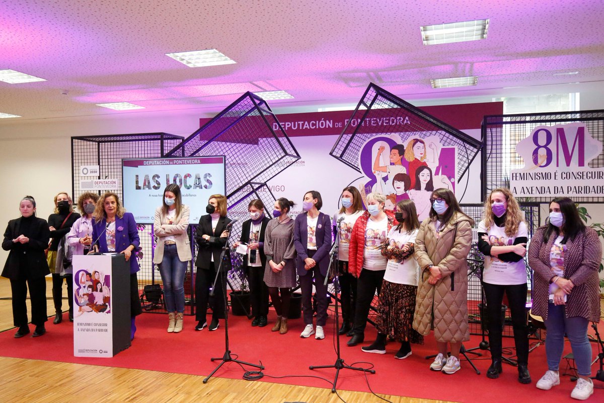 depo_es's tweet photo. #AxendaDaParidade #8M2022 

#LasLocas chegou a Vigo con @marianasellanes e colectivos feministas que bordaron as súas historias e as incorporaron a unha obra colectiva global. Reivindicamos a historia das mulleres, acotío invisibilizada e silenciada

👉 https://t.co/1daKgTd7ud https://t.co/FrxOFCOI5S