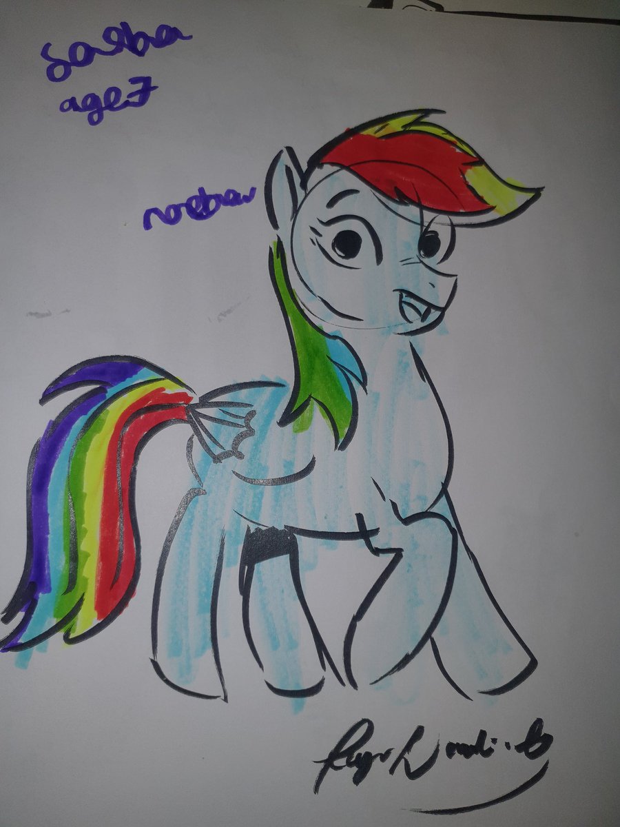 fererroroche's tweet photo. @KayvonDFard thank you so much, 2 very happy girls here with their (photocopied 🤫) originals! #keyframe8 @ColDhulaigh #animation #MLPFiM https://t.co/qZyFWMuI9z
