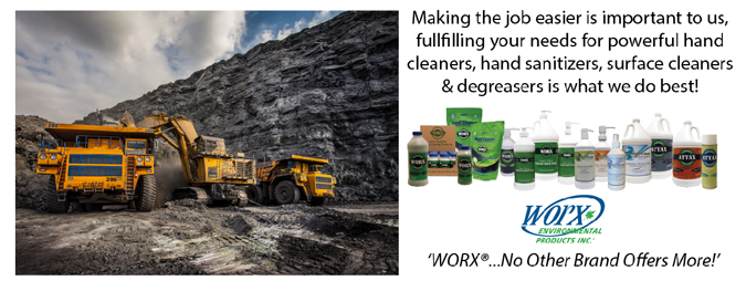 WORXEnviro's tweet photo. #WorxEnviro #ALittleGoesALongWay
WORX® products have been a favoured choice in the mining industry.
https://t.co/nPP1qR2Srs
#Mining #WashYourHands  #HandCleaner #HandSoap #HandSanitizer #Disinfectants #SurfaceCleaners #Degreasers #Mining #EcoFiriendly #SaveMoney https://t.co/kxClzr3Qs0