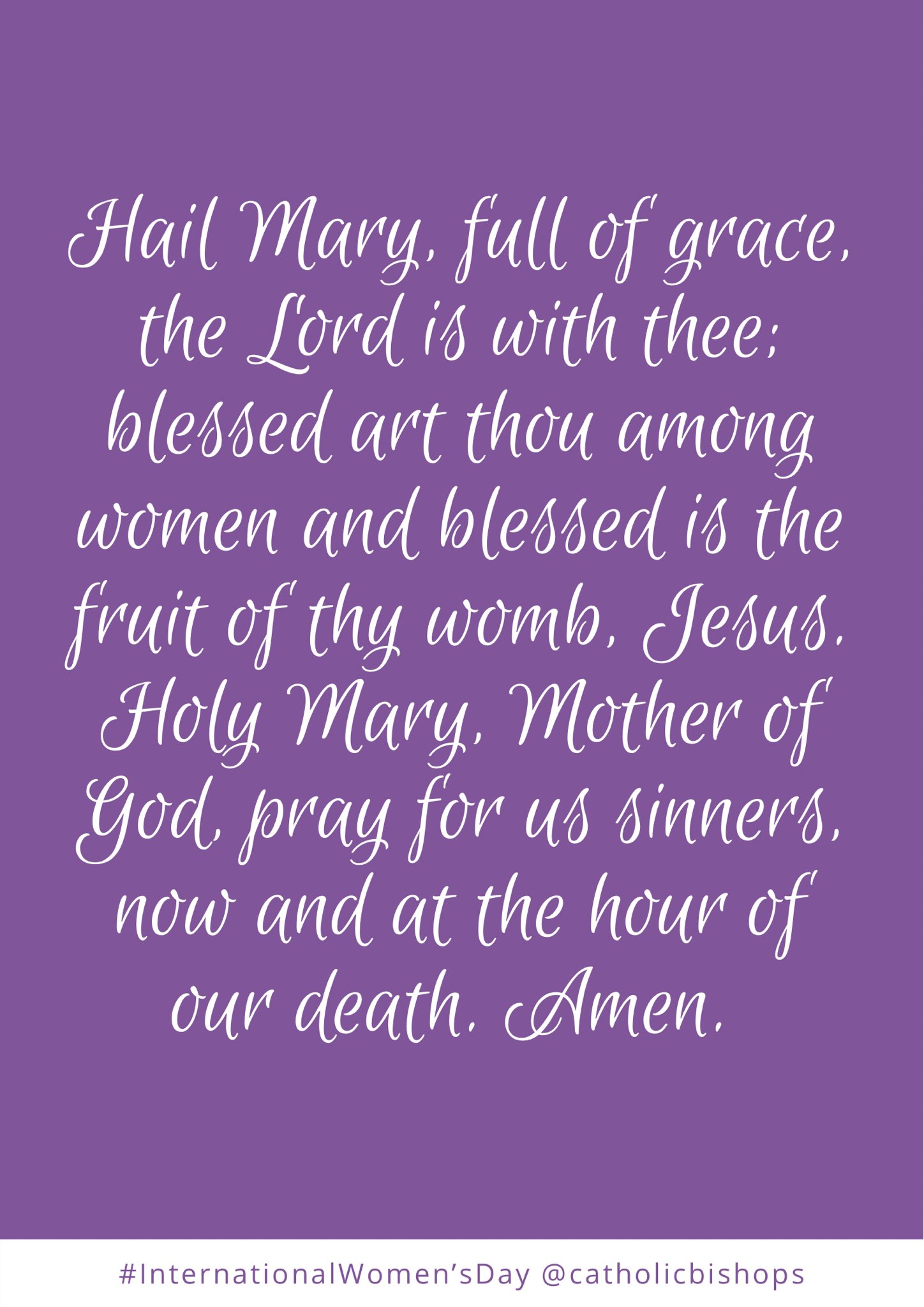 on Twitter "Night prayer to the Queen of Peace. 