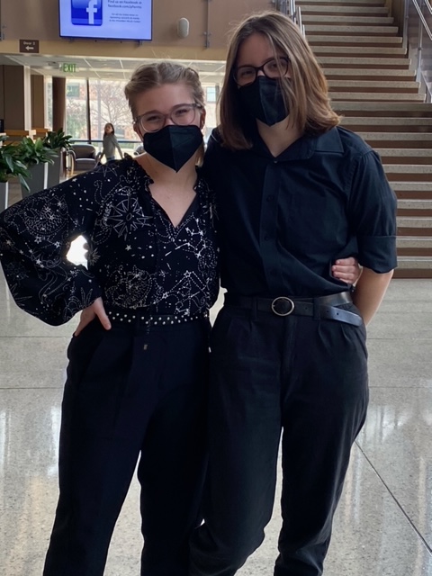 Congrats to MVHS's Ella Adams &amp; Tara Callahan for being selected to perform in the Three Rivers Honors Band at Purdue Ft. Wayne this last weekend! Talented students! #WeRMV