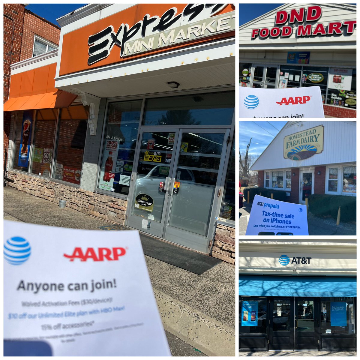 Jeffrey Brey (@jz467t) on Twitter photo Visiting local food markets in the area showcasing AT&Tās products and services! AARP and Tax Season offers! #signature <a href="/keroninc/">Keron Incarnato</a> <a href="/firas_smadi/">Firas Smadi</a> <a href="/Auvino15/">Arnold Uvino</a> @GburyATT <a href="/fjmcnultyjr/">Francis McNulty Jr</a> Visiting local food markets in the area showcasing AT&Tās products and services! AARP and Tax Season offers! #signature <a href="/keroninc/">Keron Incarnato</a> <a href="/firas_smadi/">Firas Smadi</a> <a href="/Auvino15/">Arnold Uvino</a> @GburyATT <a href="/fjmcnultyjr/">Francis McNulty Jr</a>