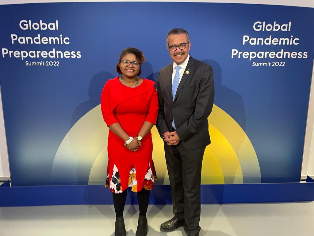 OyeRonke_'s tweet photo. Today, I had the incredible honour of sharing a platform with global health leaders

I’ve been privileged to work with &amp; learn from inspiring people who provide opportunities for me to grow, learn &amp; thrive. When young people get these opportunities, magic happens

#100DaysMission https://t.co/pppM90Ge1U
