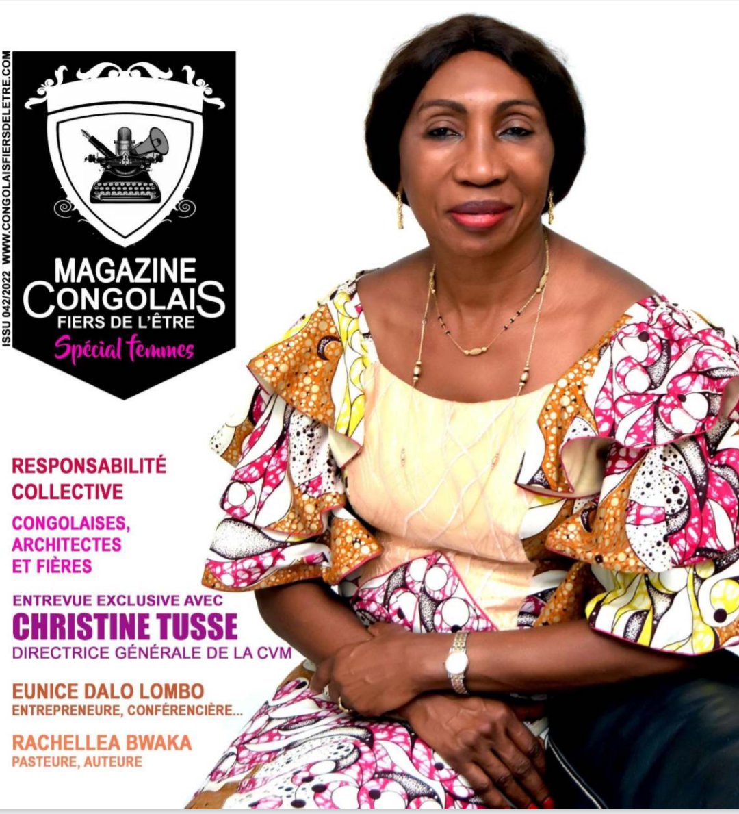 KimiaKardinall's tweet photo. Bonsoir la famille,

📰je vous invite à lire le numéro spécial du mois de mars 2022 du magazine Congolais fiers de l'être (CFE)

📝Mon article se situe en primeur aux pages 48 à 53. Et retrouvez des portraits de grandes dames congolaises 

Bonne lecture à vous et merci beaucoup https://t.co/TAlitvCH4G