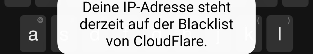 Lunarkitten8's tweet photo. @discord "Your IP-adress is blacklisted by Cloudflare" Is this part of the issue? Or should In actually be worried lol https://t.co/vrsedVLZSt