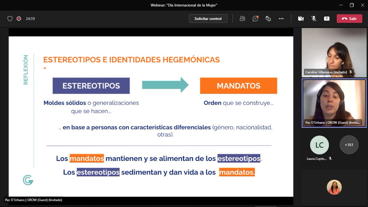 codereAr's tweet photo. #8M | En @codereAr conmemoramos el #DiaInternacionalDeLaMujer realizando un webinar global junto a @generoytrabajo.

📍Destacamos grandes hitos, principales problemáticas y claves para comprender el impacto de los estereotipos en el espacio laboral.

#SomosEquipo #SomosCodere https://t.co/RqKGaRQZ4Q